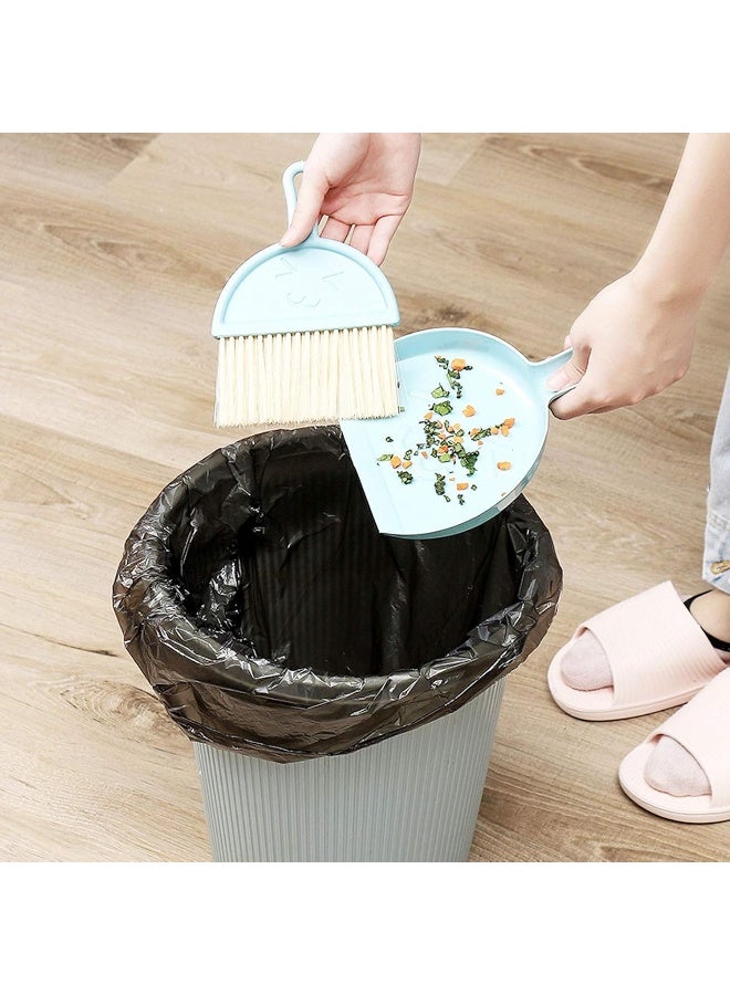 Setaria Viridis Small Dustpan and Brush kit, Multifunctional Cleaning Tool (with Manual Broom Brush), Plastic dust Collector - Image 4